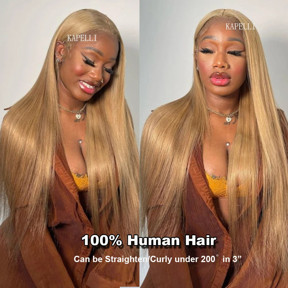 #27 Honey Blonde Hair Body Wave Human Hair Bundles 100% Brazilian Unprocessed Raw Hair Extensions #613 Blonde Bundle Deal