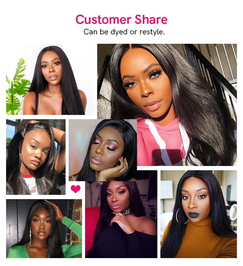 Straight Human Hair Bundle Addbeauty Brazilian Raw Virgin Human Hair Weave Long Real Hair Extension Double Drawn Natural Color