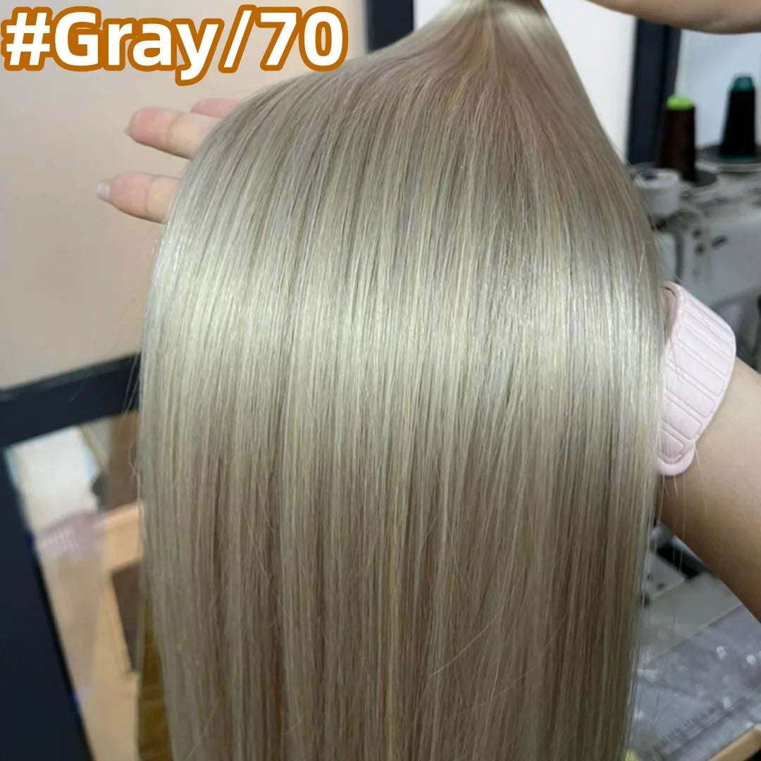 14A Bulk Human Hair Extensions bone Straight 100% Real Remy Highlights human hair braiding hair salon exclusive hair extensions