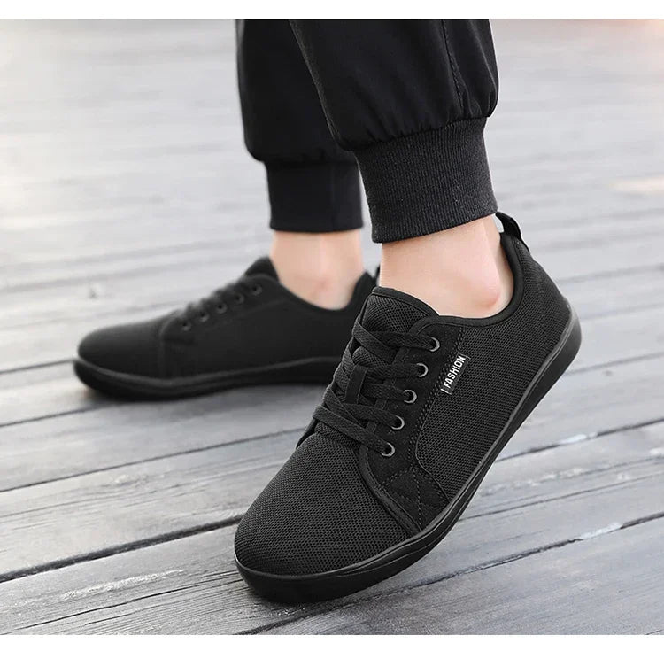 Men's Barefoot Shoes with Wide Toe Breathable Minimalist Sneakers for Fitness Cross Training Casual Wear and Large Size Comfort