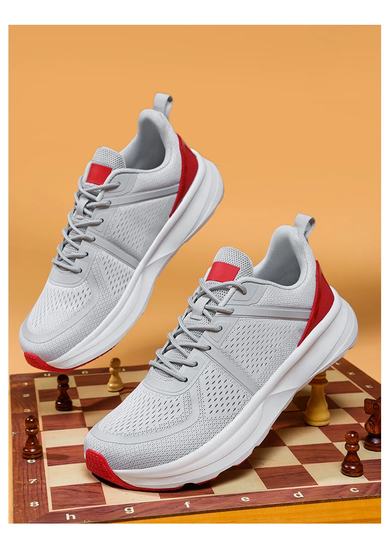 Barefoot Shoes for Men Zero Drop Wide Toe Box Sneakers Minimalist Lace Up Lightweight Breathable Running Shoes Gym Shoes Outdoor