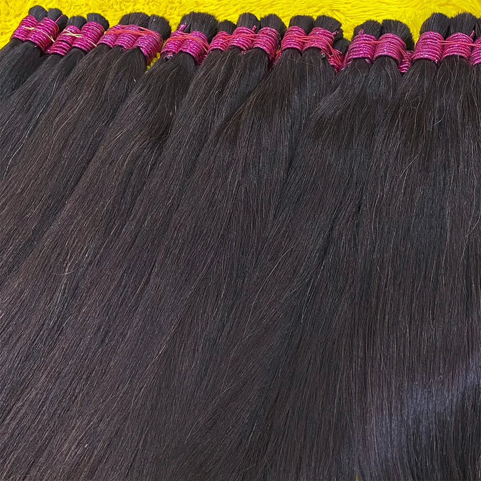 Pure Natural 100% Human Hair Bulk Braiding Hair Cabelo Humano No Weft Hair Unprocessed Human Hair Boho Braids Curly Body Wave