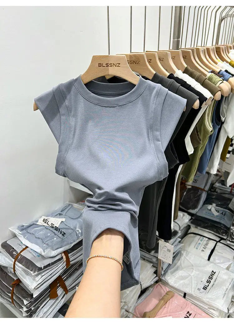 Summer Women T Shirt Girls T-Shirt Woman Clothes Tops Cotton Slim Tshirt Female Long Sleeve Crop Top Spring Tee Sexy Canale Y2k