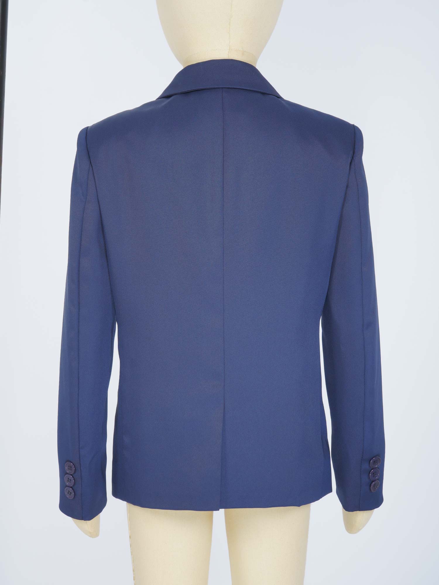 Boys Gentleman Blazer Notch Lapel Shoulder Pads Suit Coat Jacket Outerwear for Christmas Wedding Banquets Birthday Party Prom