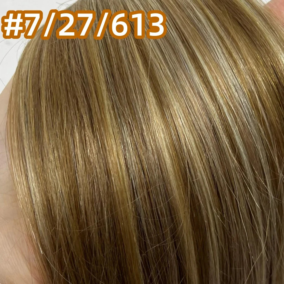 14A Bulk Human Hair Extensions bone Straight 100% Real Remy Highlights human hair braiding hair salon exclusive hair extensions