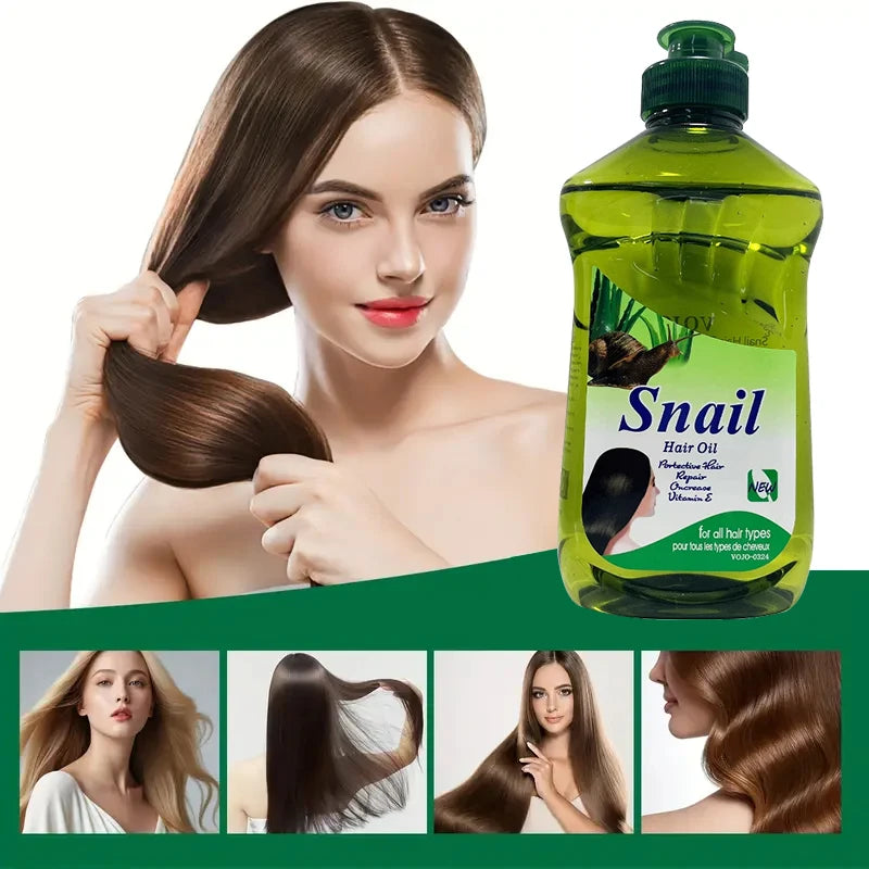Olive snail nourishing, repairing and smoothing hair care essential oil hair oil is suitable for dry and frizzy hair