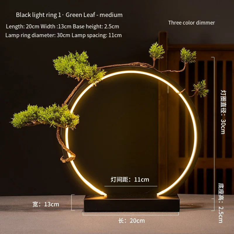 LED Ring Light Home Decoration Night Light USB Power Supply Dimmable Creative Decoration Birthday Gift