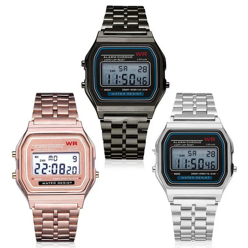 Women Men Watch Vintage LED Digital Sports Watches for Women Electronic Digital Wristwatches Gift Reloj Mujer Relogio Feminino