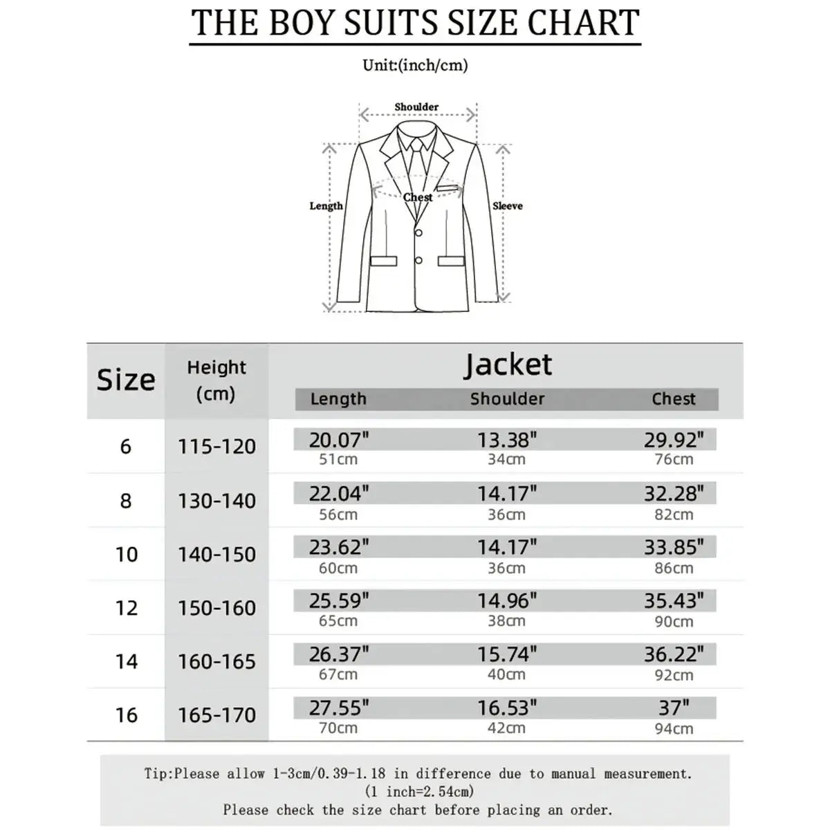 Kids Blazer Boys Easter Outfit Wedding Suit Formal Solid Jacket Teenager Gentleman Birthday Party Gift Performance Clothing Set