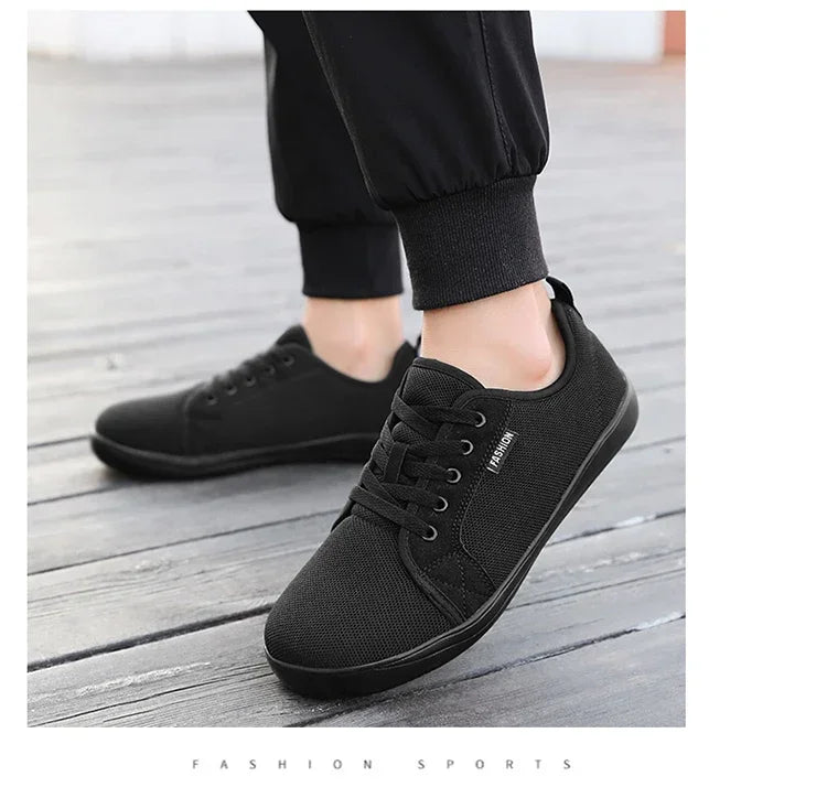 Men's Barefoot Shoes with Wide Toe Breathable Minimalist Sneakers for Fitness Cross Training Casual Wear and Large Size Comfort