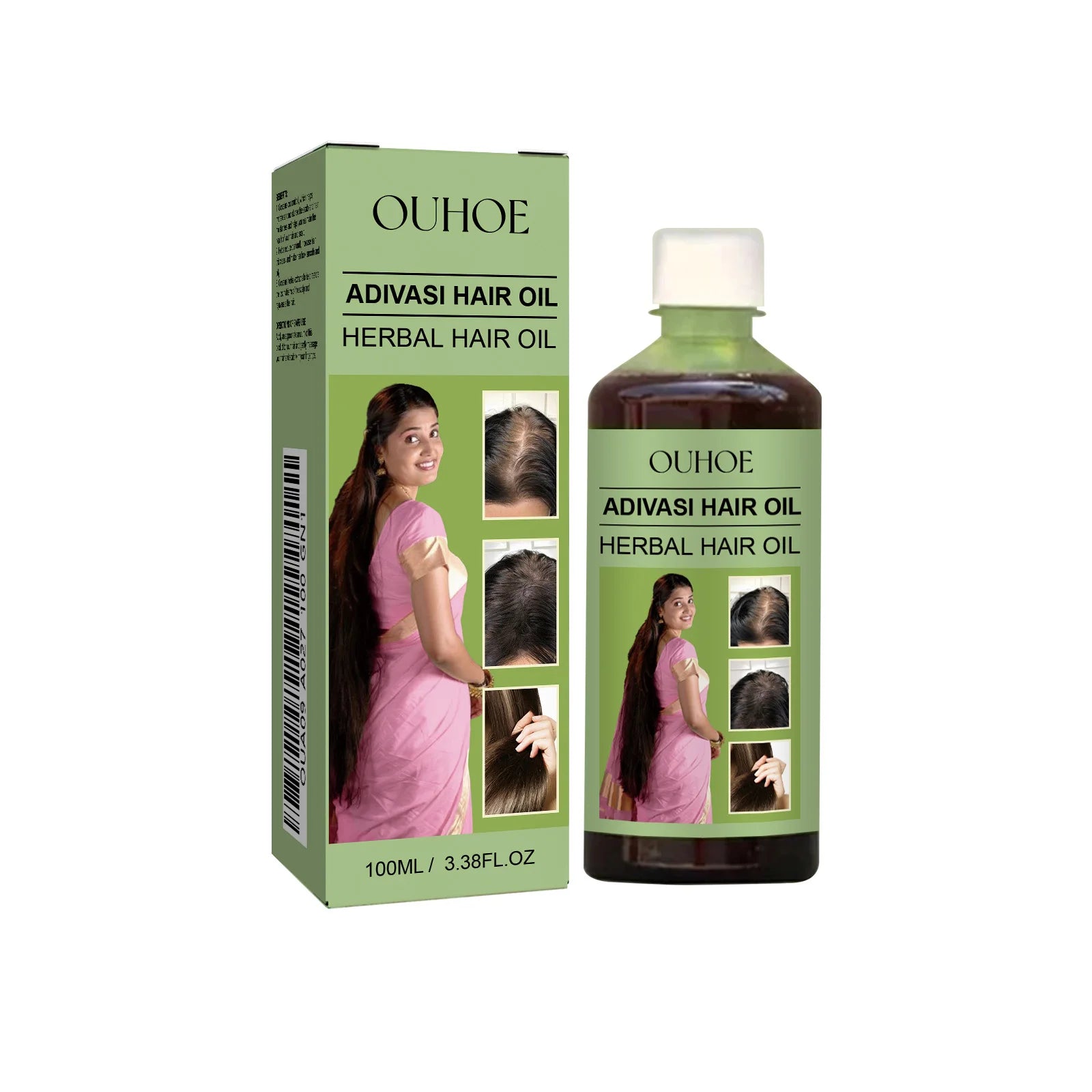 100ml Hair Growth Oil India Adivasi Herbal Hair Care Rosemary Repair Damaged Hydrate Moisturize Scalp Reduce Dandruff