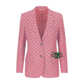 Man Blazer For Man 's Clothes Men's Dress Stylish Luxury Suits Jacket  Printed Man Coat 1Psc Groom Tuxedos