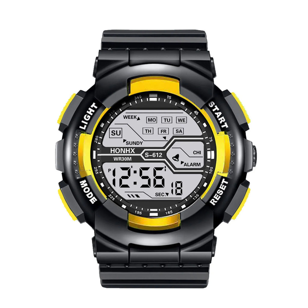 A Variety Of Styles Of Cool Sports Electronic Watches With Four Buttons