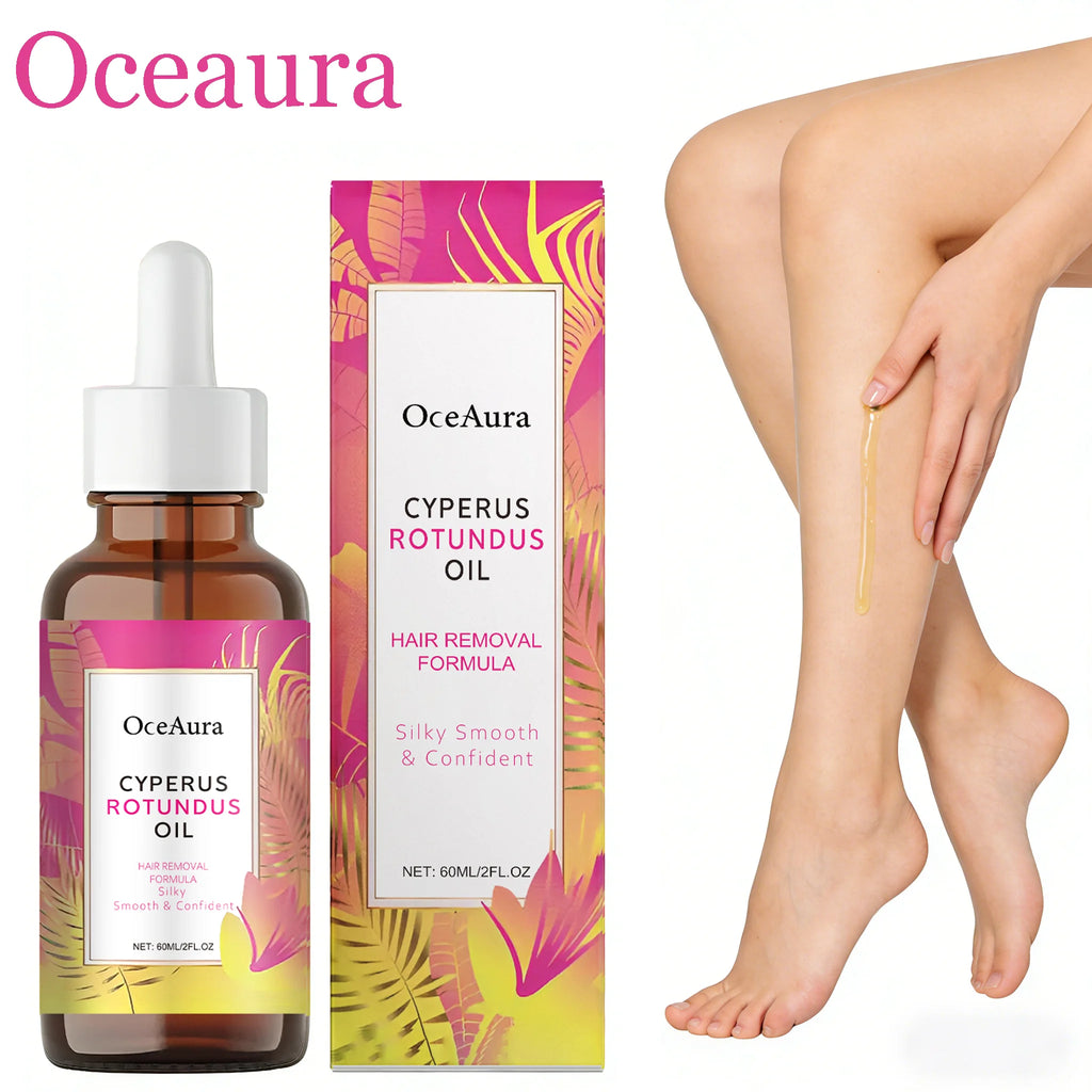Oceaura Hair Removal Care Oil Moisturizing Gentle Remove Hair Smoothing Pore Shrink Nourishing Non-irritating Mild for Skin Care