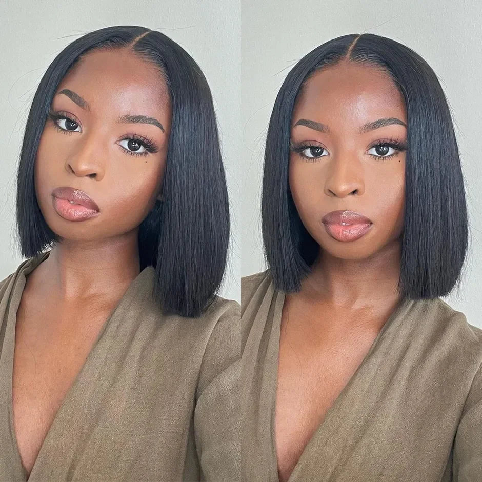 Brazilian Bone Straight Bundles 100% Unprocessed Human Hair Bundles Virgin Hair 1/3 Bundles Short Straight Weave Hair Extensions