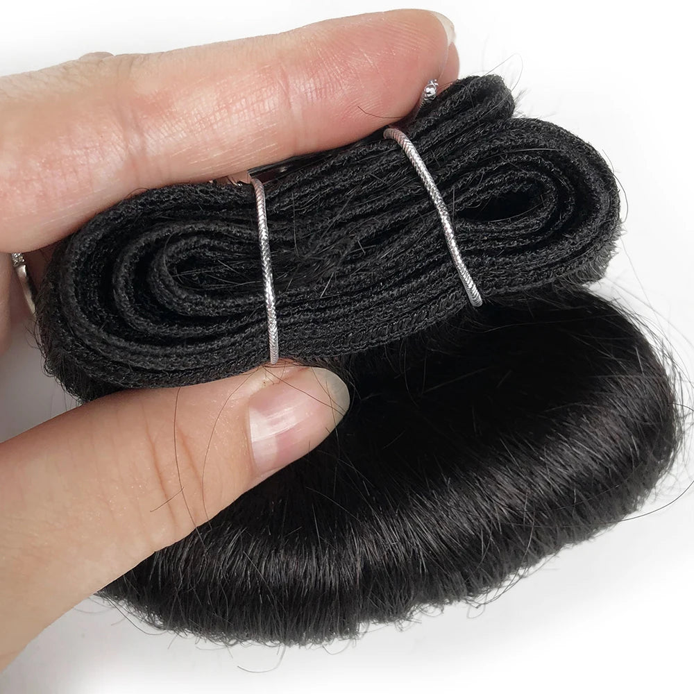 Brazilian Curly Hair Weave Bundles 100% Human Hair 4 Bundles Afro 1B 30 Blonde Human Hair Extension 5 5 6 7 Inches Short Hair