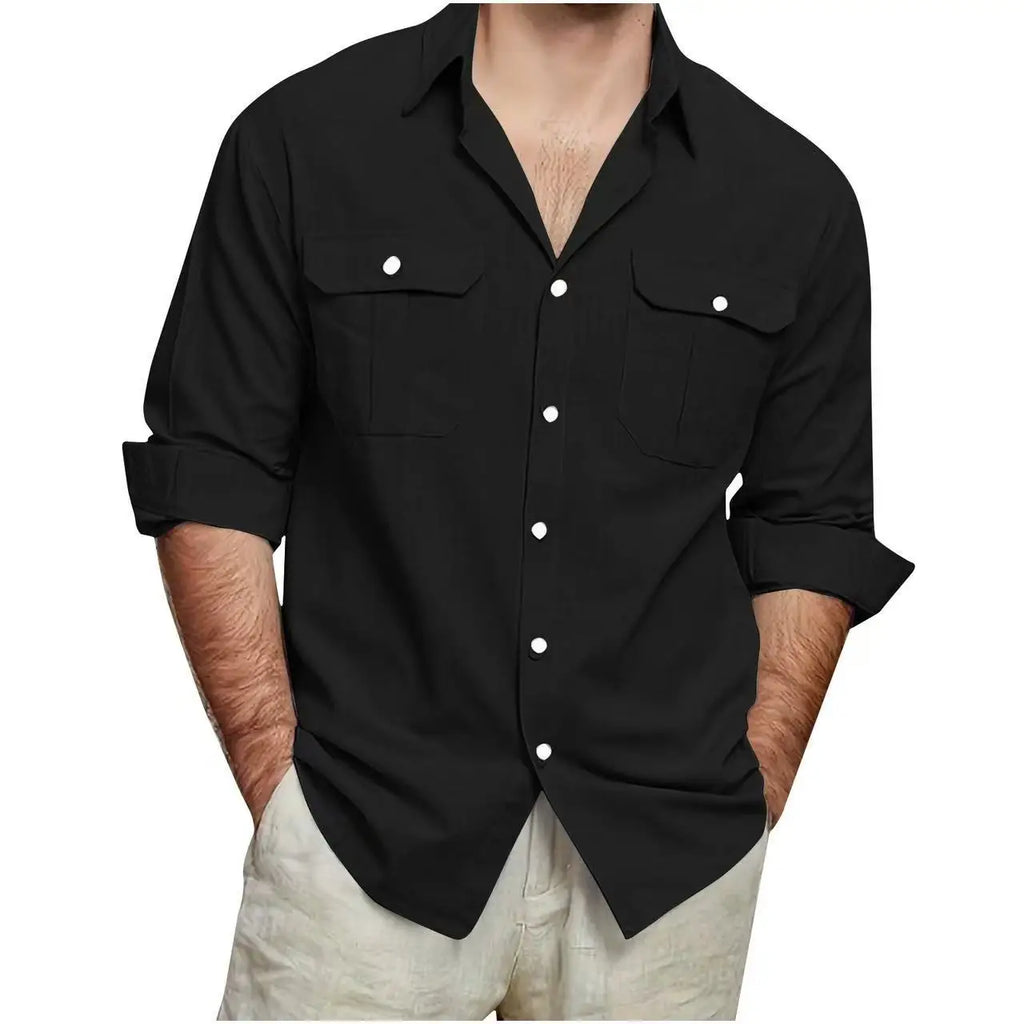 Men's Polo Shirt Short Sleeve Button Collar Tees Casual Soft Comfortable Daily Tops