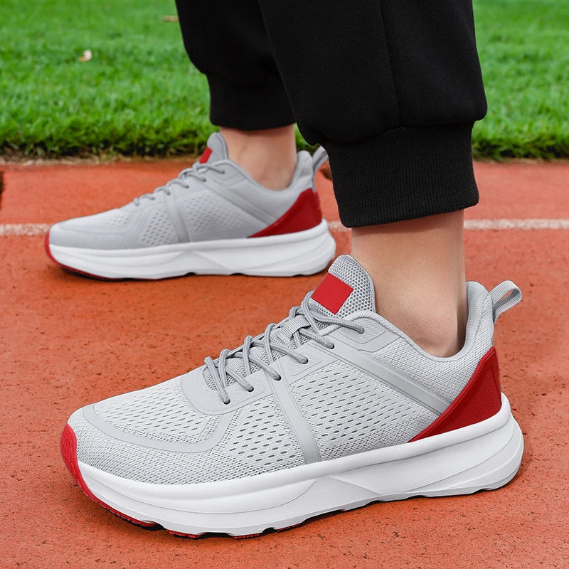 Barefoot Shoes for Men Zero Drop Wide Toe Box Sneakers Minimalist Lace Up Lightweight Breathable Running Shoes Gym Shoes Outdoor