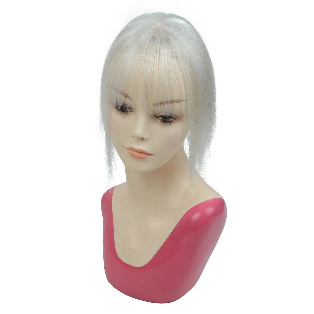 Real Human Hair Toppers for Women Daily 360°  Bangs 3D Hair Pieces with Thinning Hair Bangs20, 25, 30, 35cm