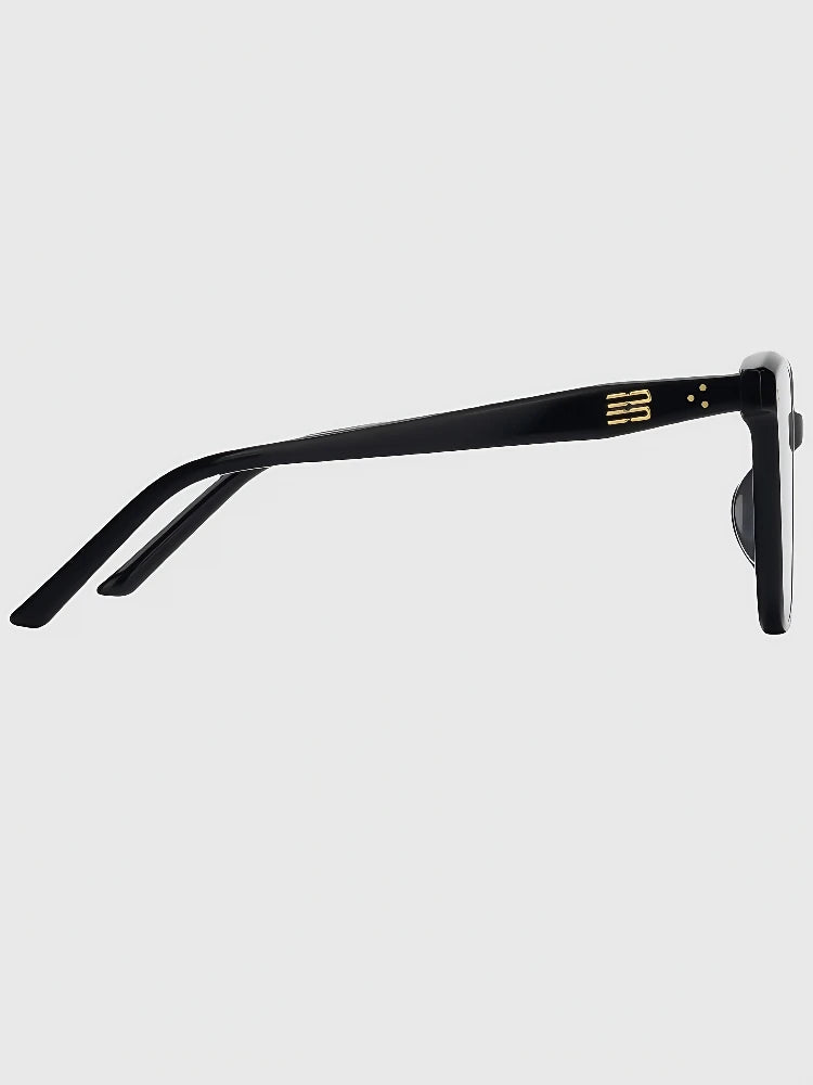 2025 New GM Sunglasses Women's Premium Large Face Slimming Sun Glasses Men's UV Protection LOLOE Fashionable round Face Suitable