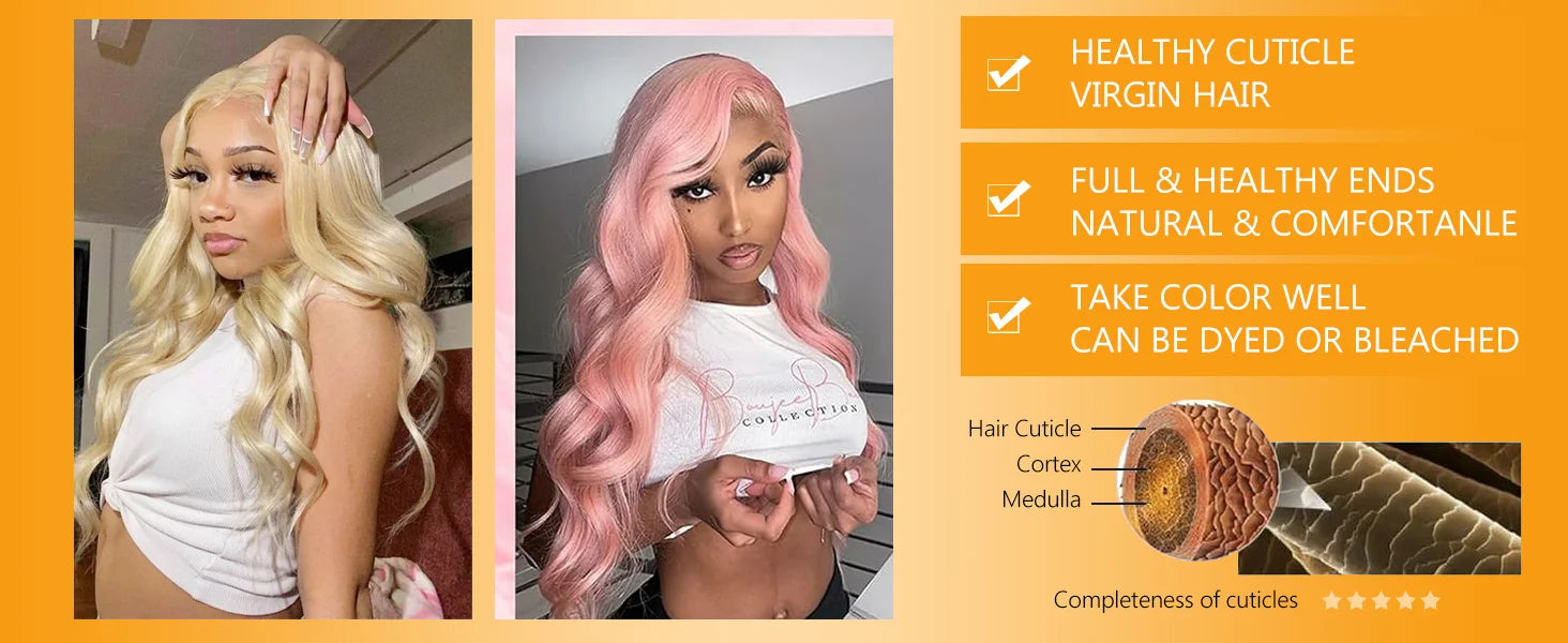 1 3 4 Bundle Loose Body Wave Bundles 613 Blonde Hair 100% Unprocessed Human Hair 16A Raw Hair Bundles Extensions Brazilian