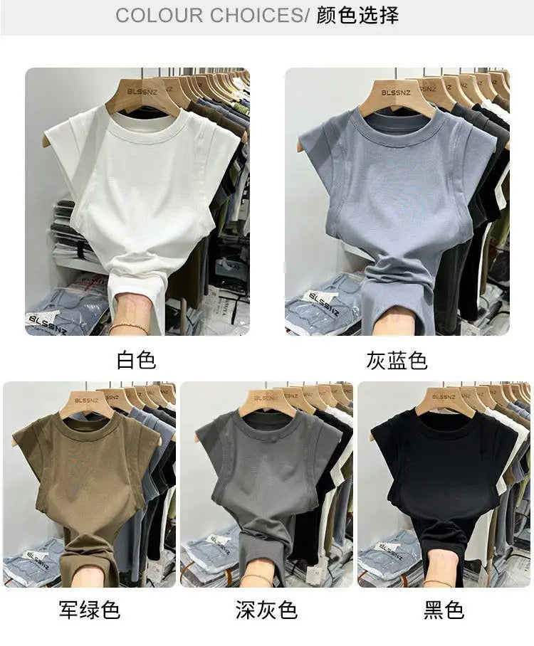 Summer Women T Shirt Girls T-Shirt Woman Clothes Tops Cotton Slim Tshirt Female Long Sleeve Crop Top Spring Tee Sexy Canale Y2k
