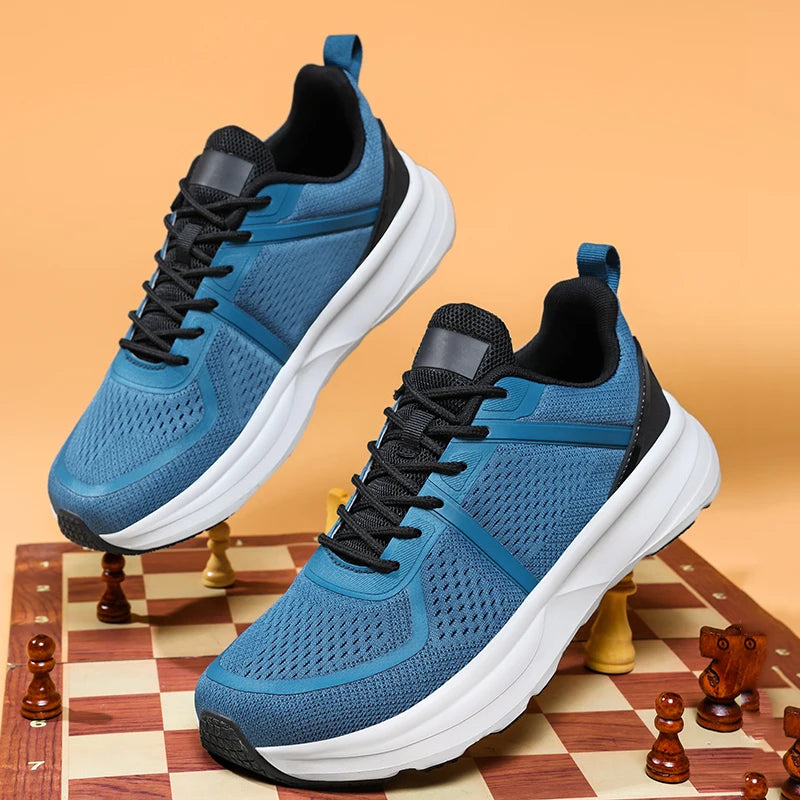 Barefoot Shoes for Men Zero Drop Wide Toe Box Sneakers Minimalist Lace Up Lightweight Breathable Running Shoes Gym Shoes Outdoor