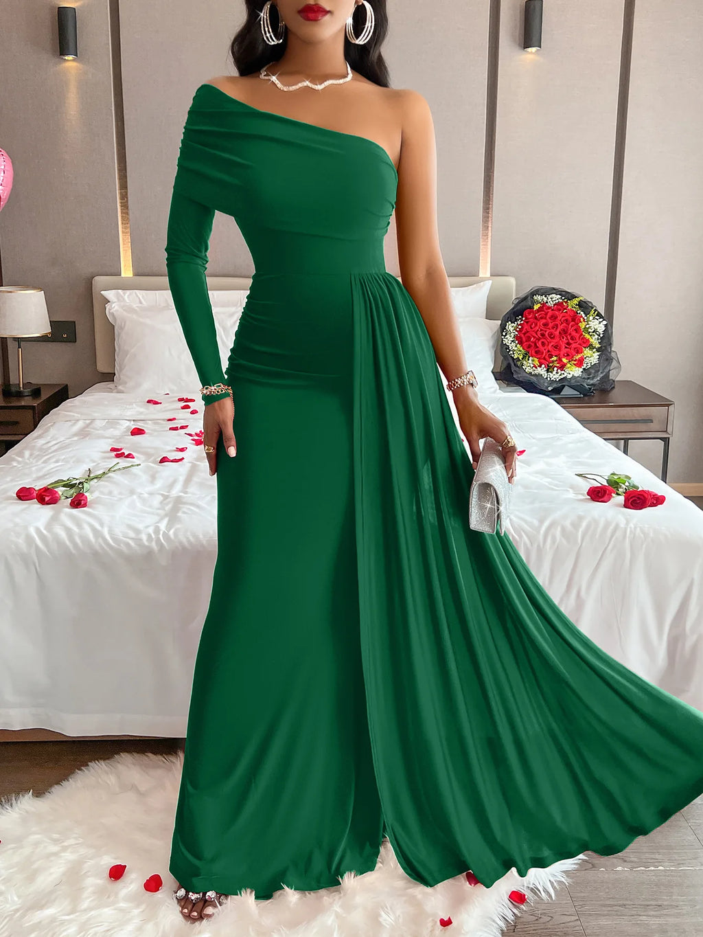 2026 Luxury Party Evening Dresses Women's Sexy and Elegant Backless Sleeveless Off Shoulder Maxi Dress Fashion Prom Gown Females