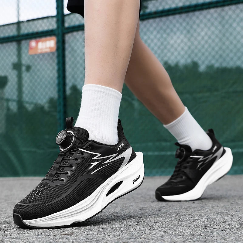 Running Shoes for Men Support Anti Torsion Breathable Lightweight Jogging Sneakers Comfortable Marathon Walking Running Footwear