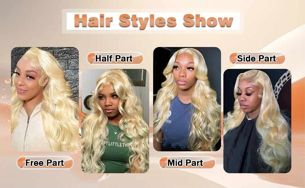 1 3 4 Bundle Loose Body Wave Bundles 613 Blonde Hair 100% Unprocessed Human Hair 16A Raw Hair Bundles Extensions Brazilian