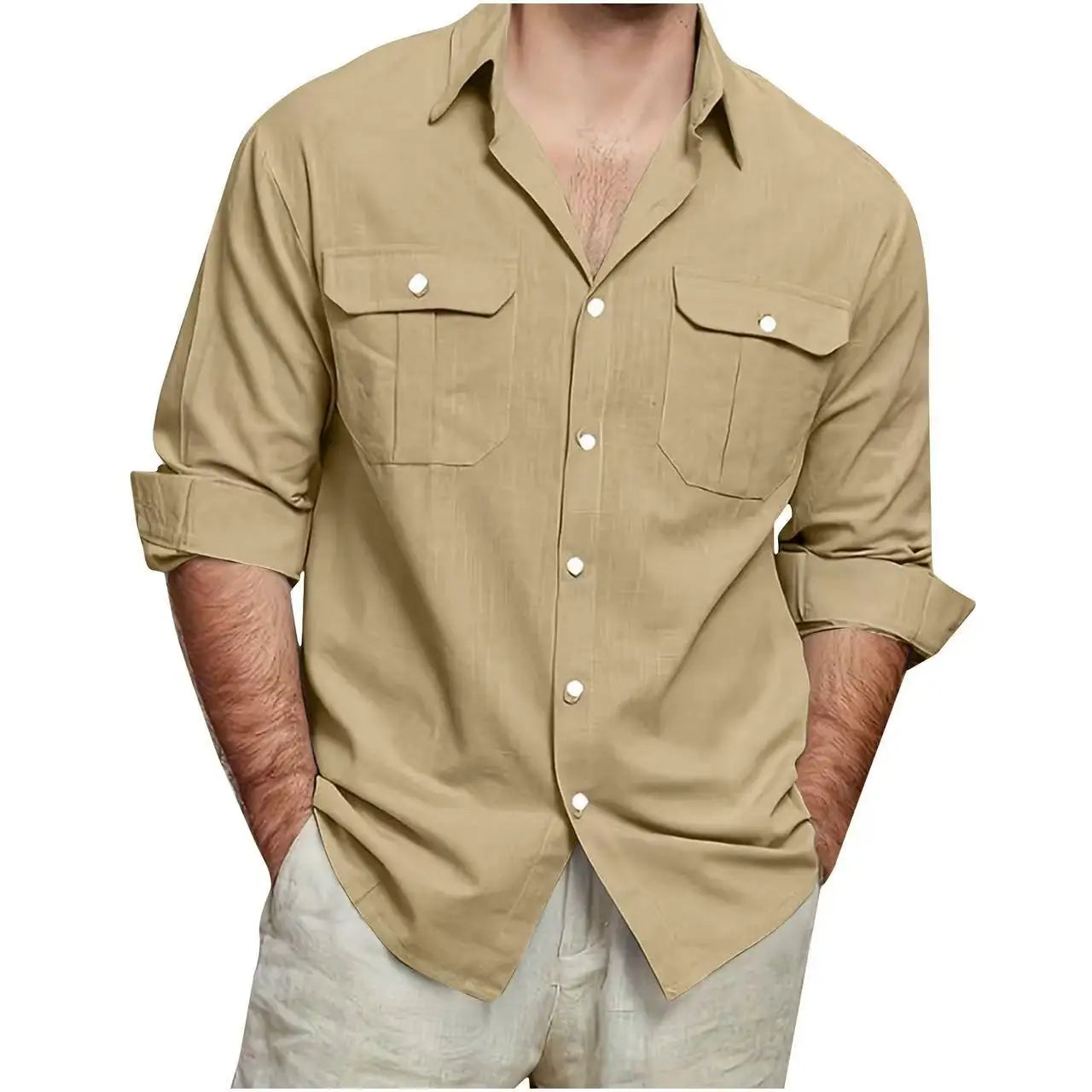 Men's Polo Shirt Short Sleeve Button Collar Tees Casual Soft Comfortable Daily Tops