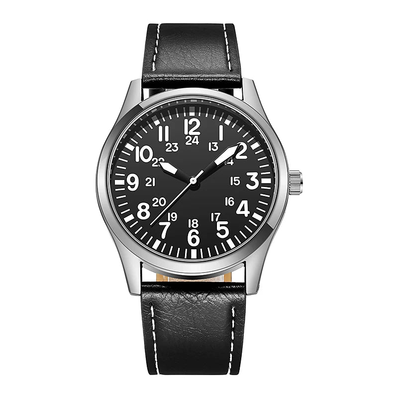 Field Watch with Steel Band Easy Reading Japan Movement