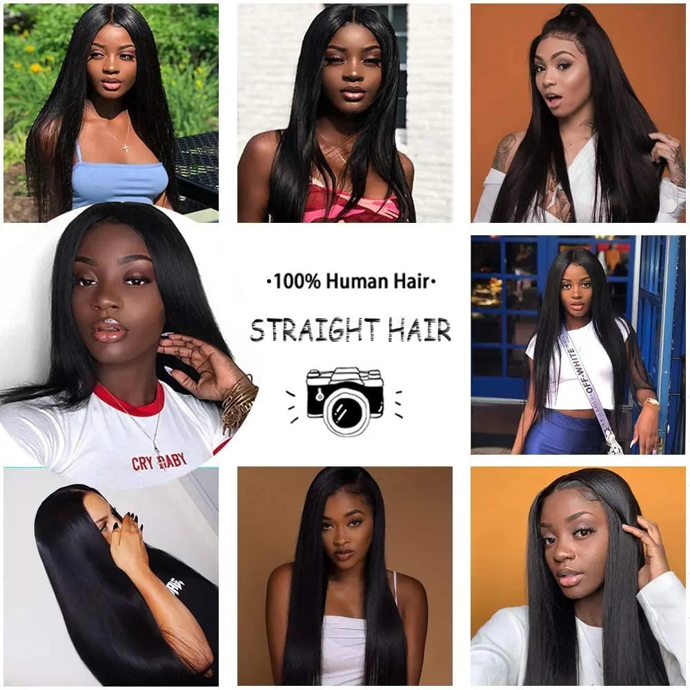 Brazilian Straight Hair Bundles 1/3/4 Pcs 100% Unprocessed Human Hair Straight Bundles Human Hair Extensions For Black Women